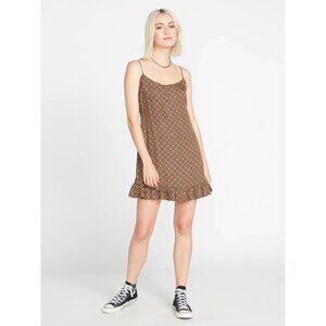 Volcom Women's Beachnut Floral Slip Dress Size Medium NWT